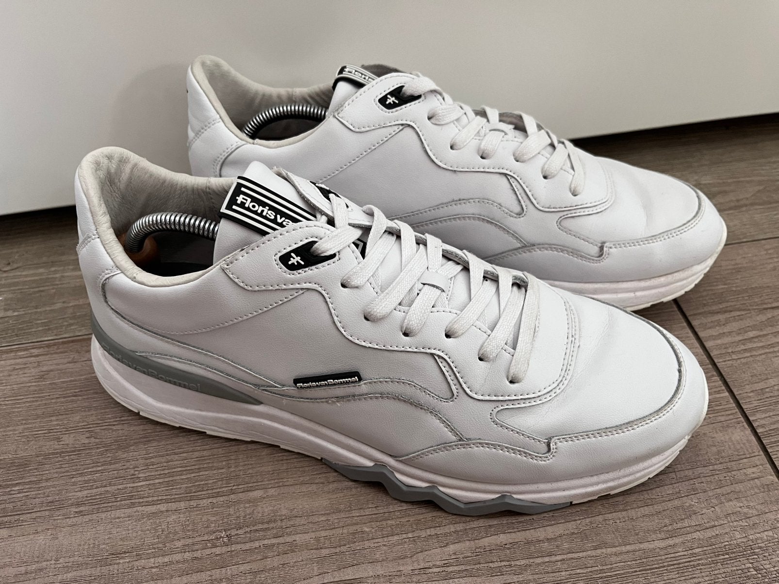 Floris van Bommel de Zager sneakers 12/47 amper gedragen, Vêtements | Hommes, Chaussures, Enlèvement ou Envoi, Comme neuf, Blanc