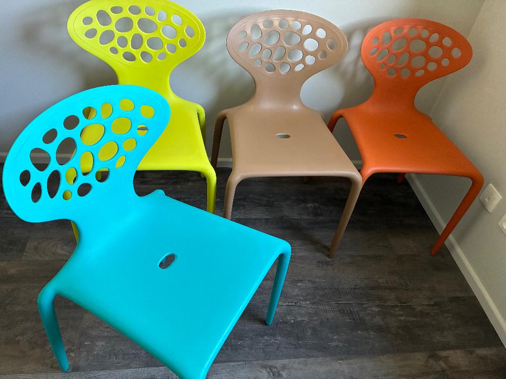 design stoelen, Huis en Inrichting, Stoelen, Ophalen, Blauw