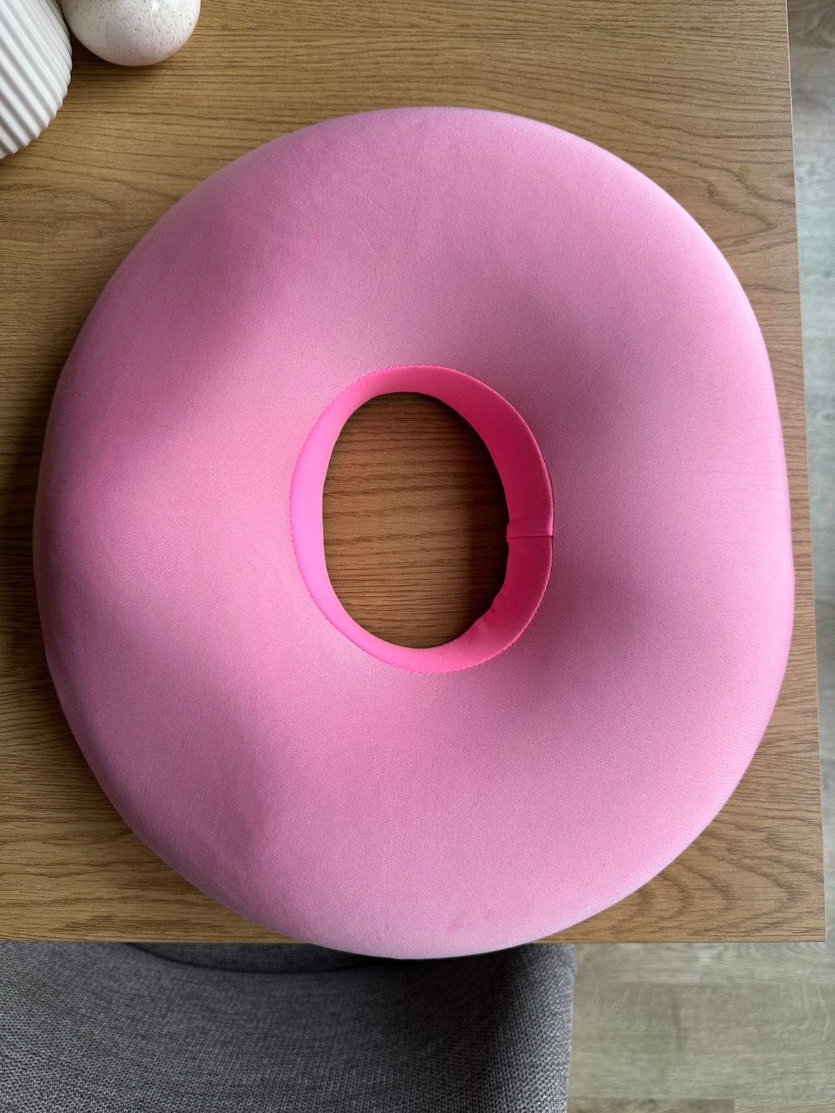 Donutvormig zitkussen te gebruiken na bevalling, Ophalen, Zo goed als nieuw