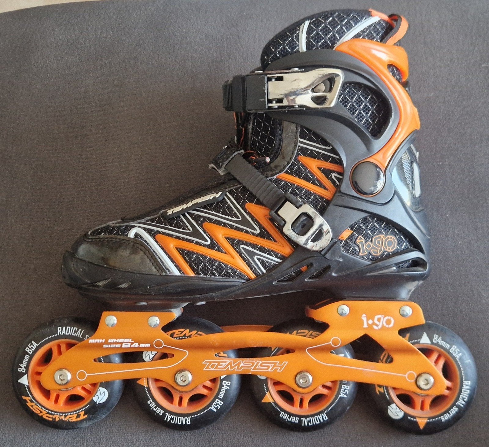 Tempish I-Go 84 fitness-skates (84mm wielen, 85A) maat 38, Ophalen