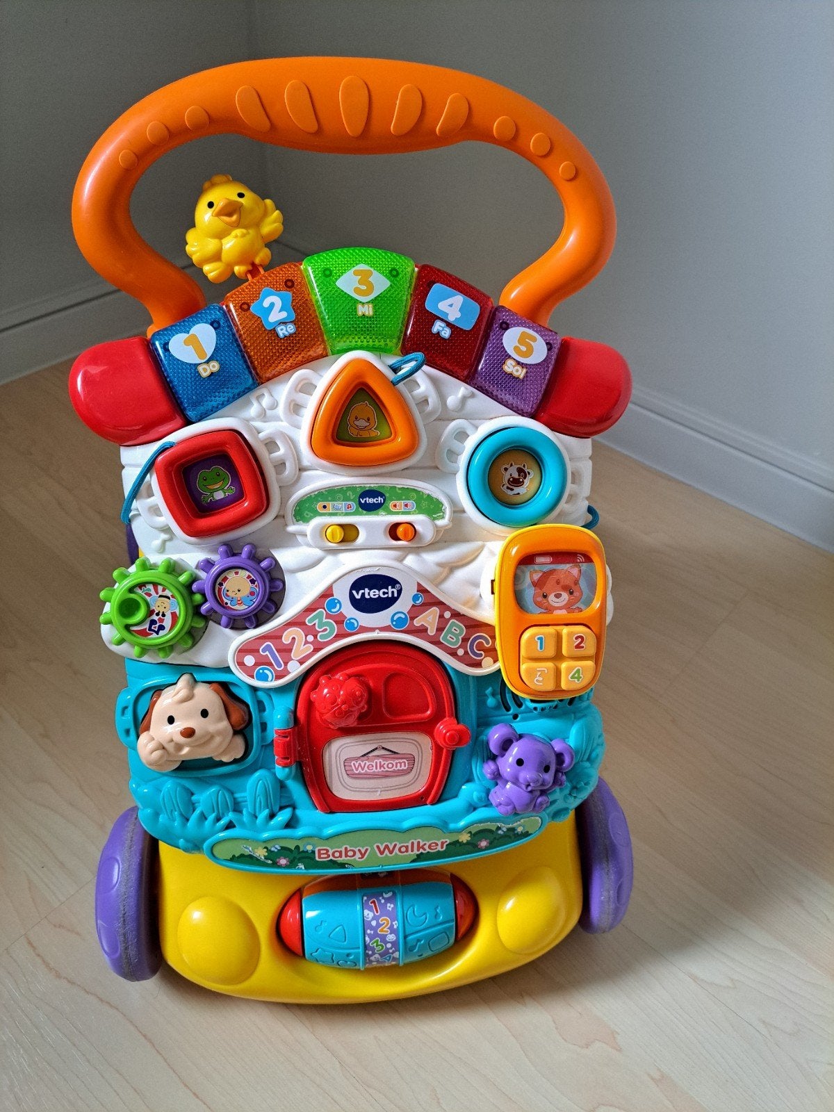 loopwagen vtech in mooie en komplete staat, Kinderen en Baby's, Ophalen, Zo goed als nieuw