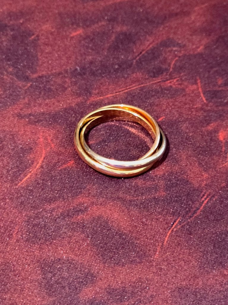 Gouden ring 18k maat 17/7, Handtassen en Accessoires, Ringen, Zo goed als nieuw, Dame of Heer, 17 tot 18, Goud, Goud, Ophalen