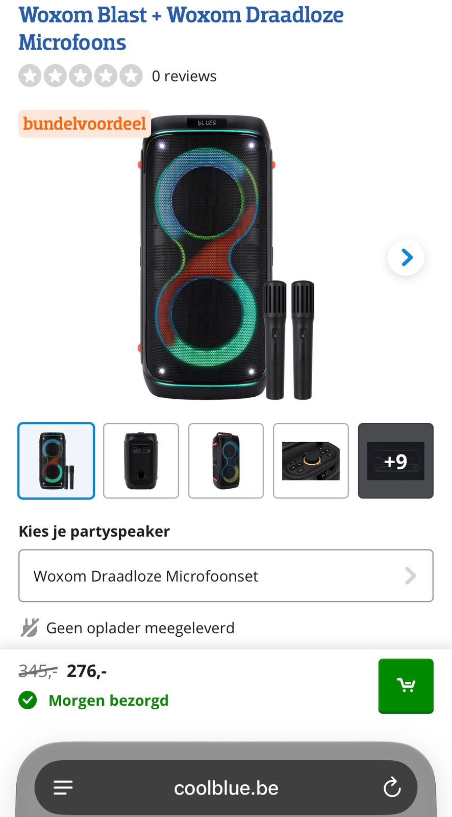 Woxom Blast met microfoons, Enlèvement ou Envoi, Comme neuf