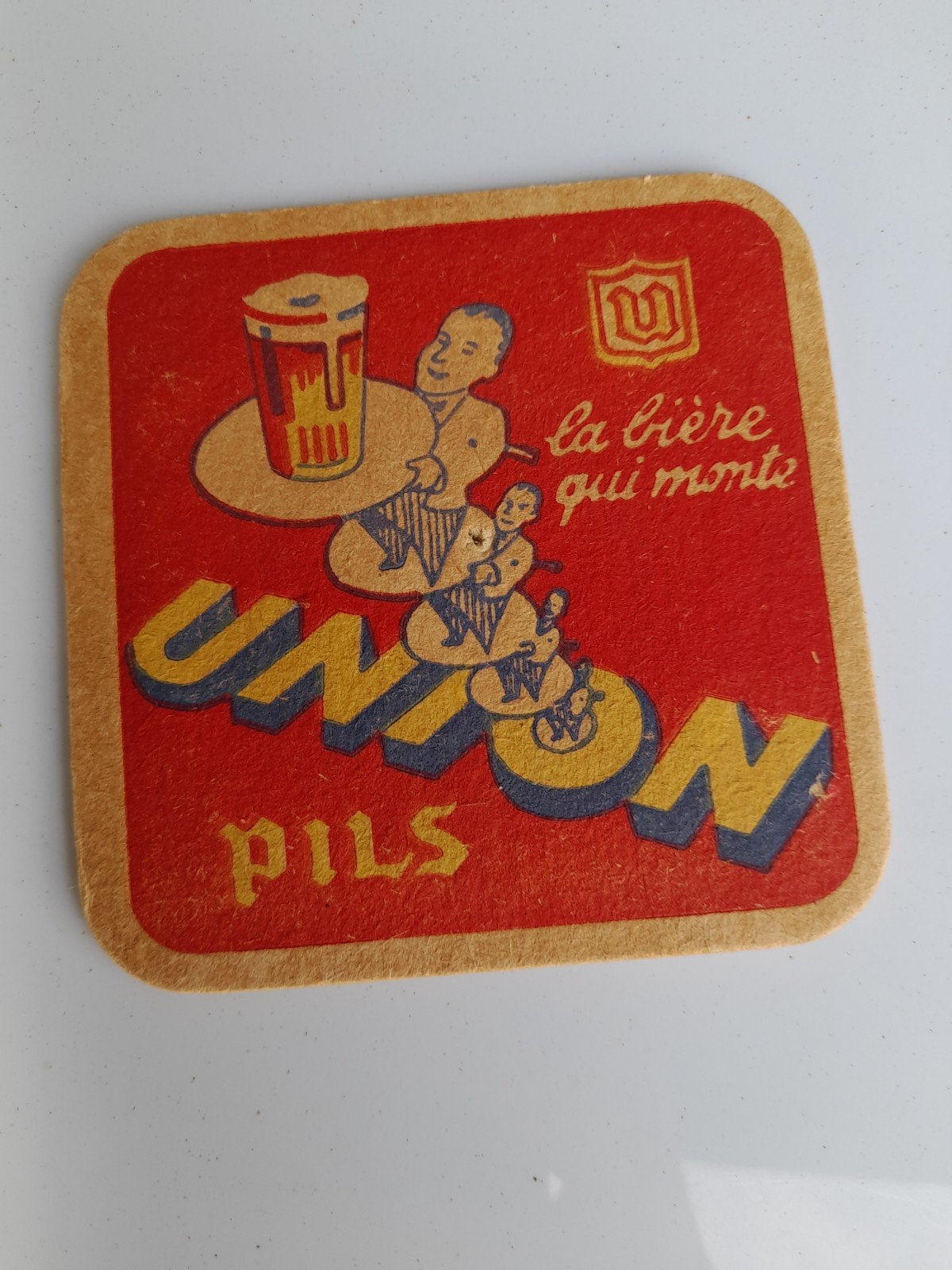 Bierviltje union pils, Ophalen of Verzenden