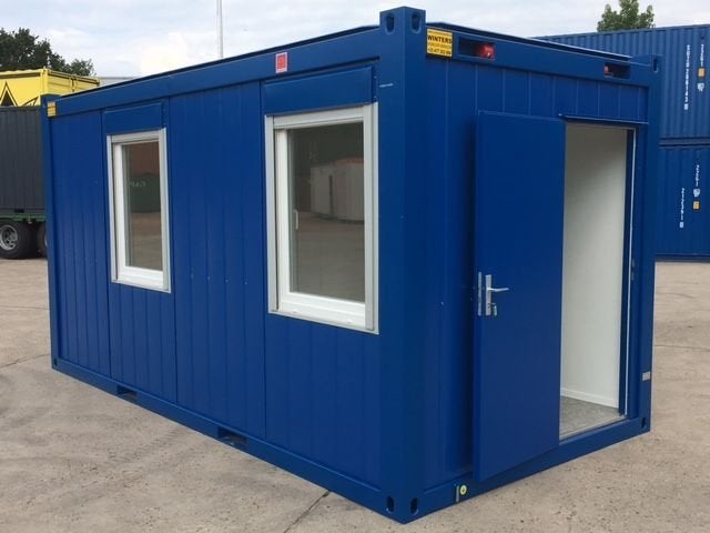 Winters 4,9 x 2,4m - 16ft Bureaucontainers, Zakelijke goederen, Machines en Bouw | Keten en Containers