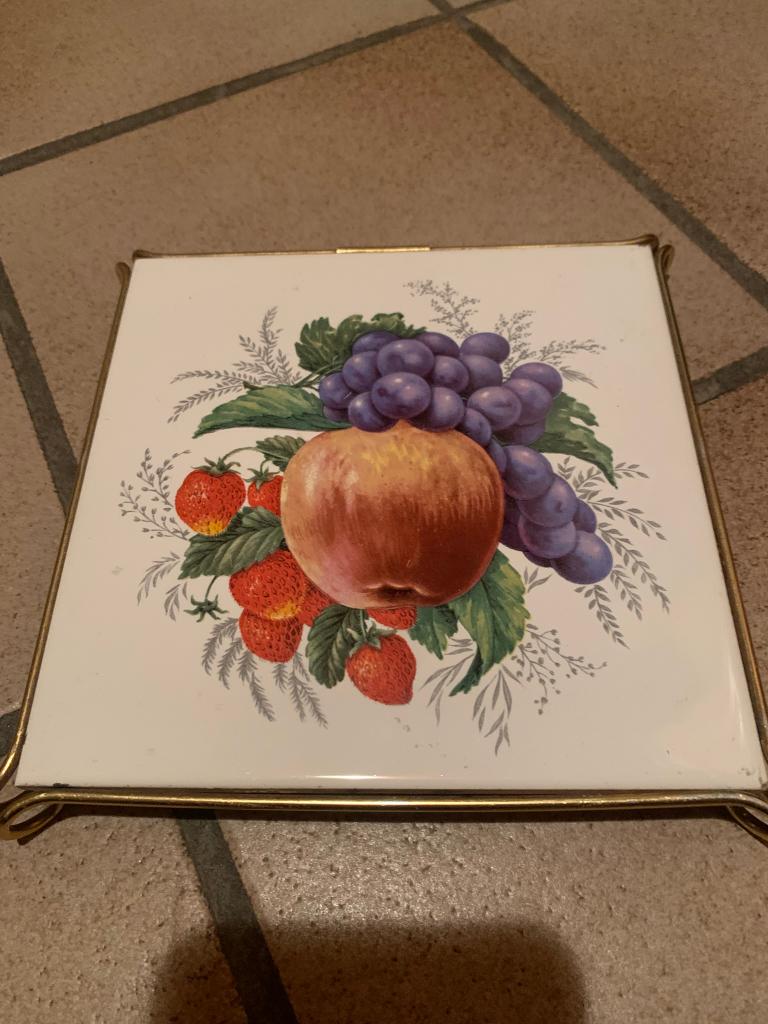 vintage Villeroy & Boch onderzetter, Antiquités & Art, Enlèvement ou Envoi
