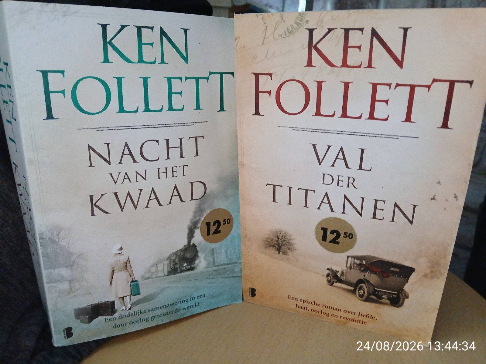 Ken Follett - Nacht van het kwaad, Enlèvement ou Envoi, Ken Follett