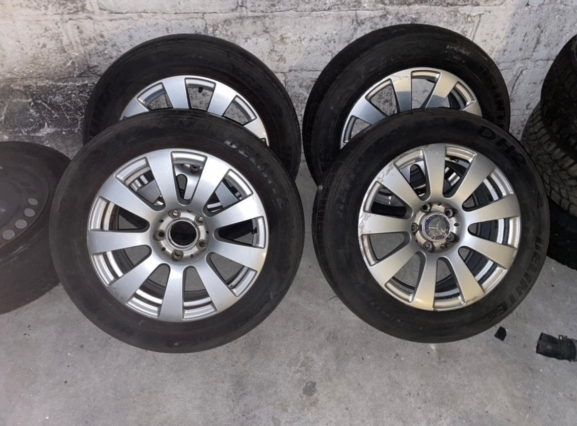 Pneus+ jantes de mercedes, Autos : Pièces & Accessoires, Pneus & Jantes, Enlèvement, Pneu(s)