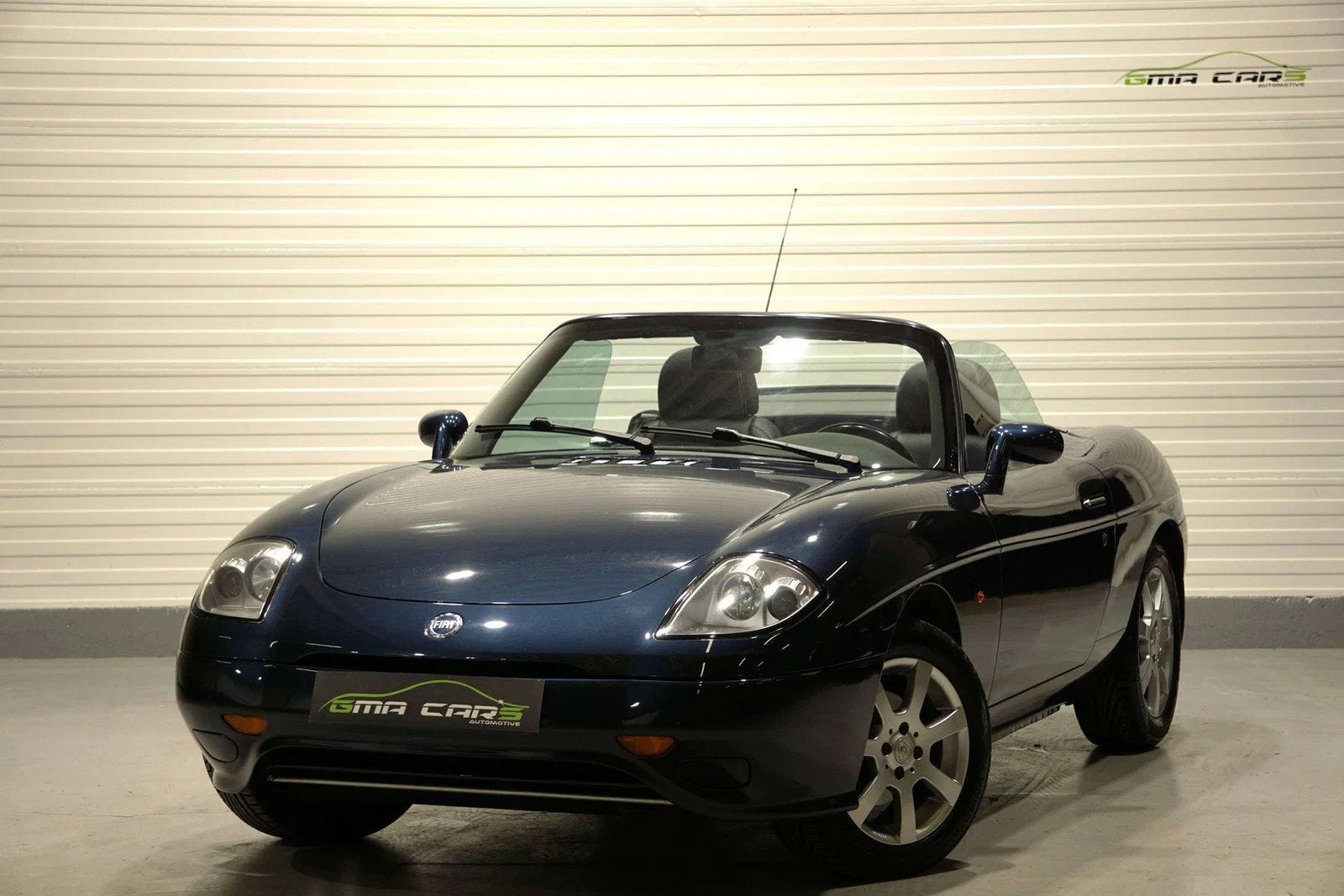 Fiat Barchetta 1.7i 16v Naxos Cabriolet-Leder-76dkm-Garantie, Auto's, Gebruikt, Zwart, 4 cilinders, Cabriolet