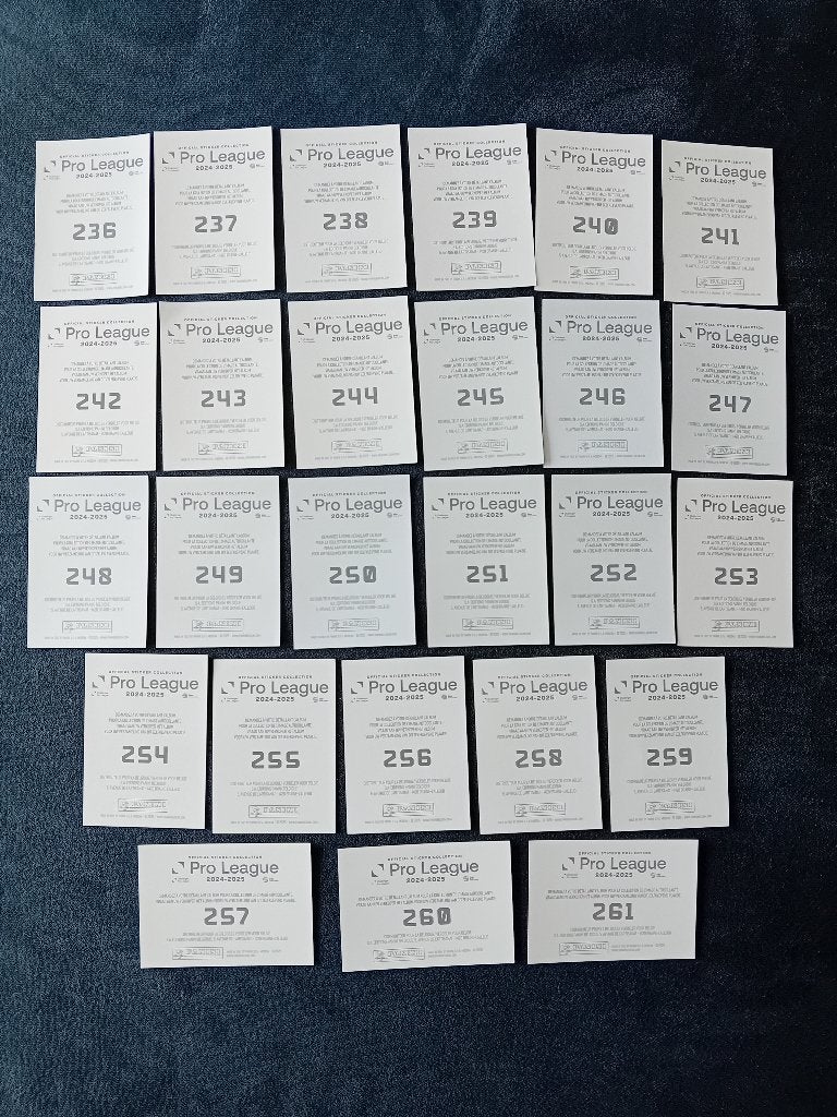 panini stickers Pro League 24/25 Kortrijk, Ophalen of Verzenden, Nieuw, Meerdere stickers
