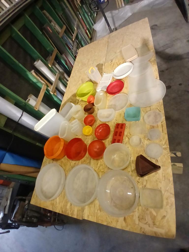 Vintage Tupperware lot - Onvolledig / Made in Belgium, Ophalen, Groen