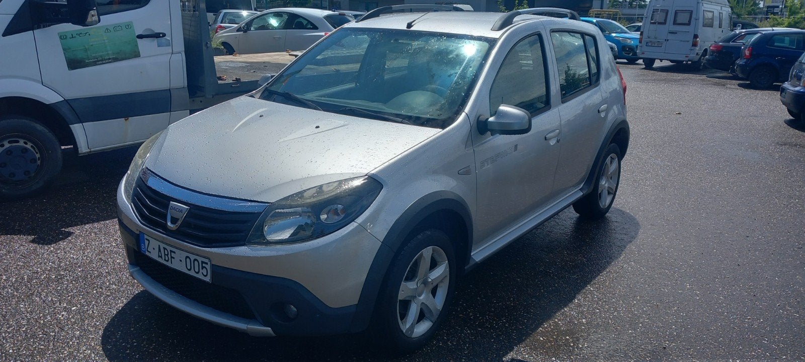 Dacia sandero stepway gekeurd airco, Auto's, Bedrijf, Sandero, Euro 4, Te koop