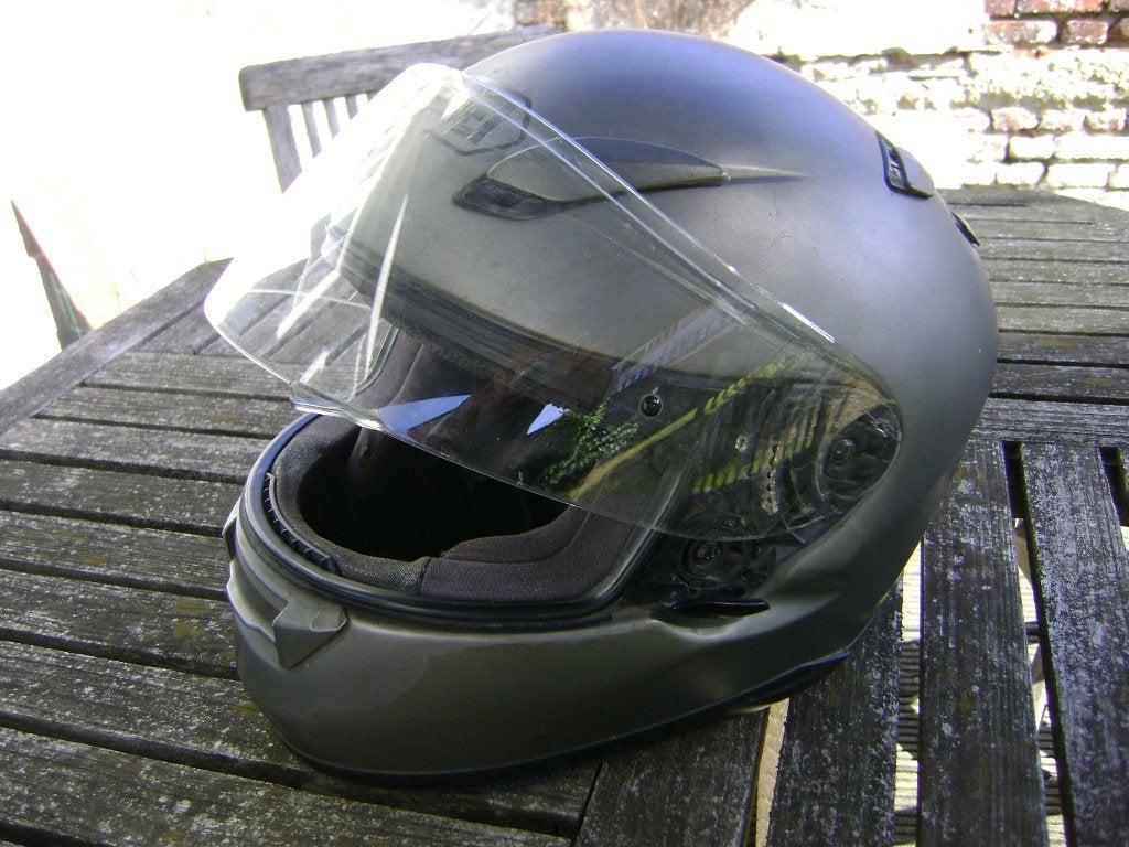 Casque Shoei XR-1100 taille L- gris mat, Femmes, Seconde main, Enlèvement ou Envoi, Casque intégral