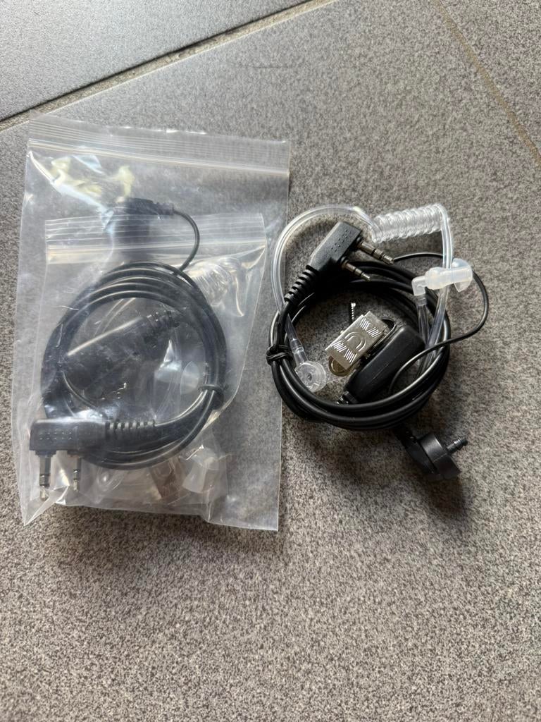 2 oreillettes Walkie Talkie, K-Head, Informatique & Logiciels, Pc & Câble réseau, Comme neuf, Enlèvement ou Envoi