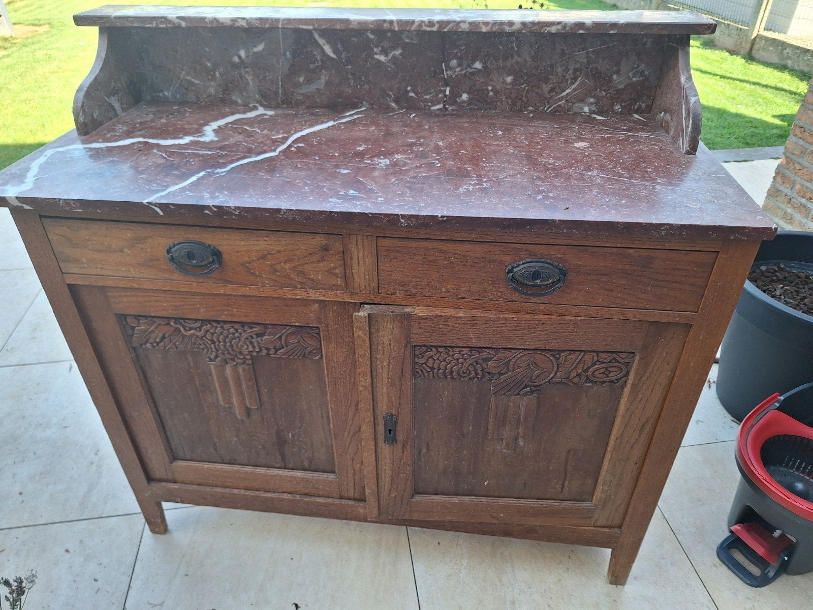 Kast, Ophalen, Gebruikt, Overige houtsoorten, 50 tot 75 cm