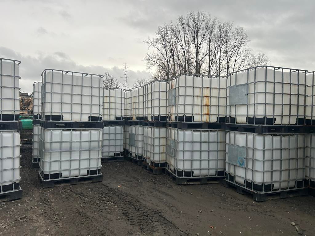 Cubi ibc 1000 litres, Jardin & Terrasse, Barils de pluie, Enlèvement ou Envoi, Comme neuf, Bois