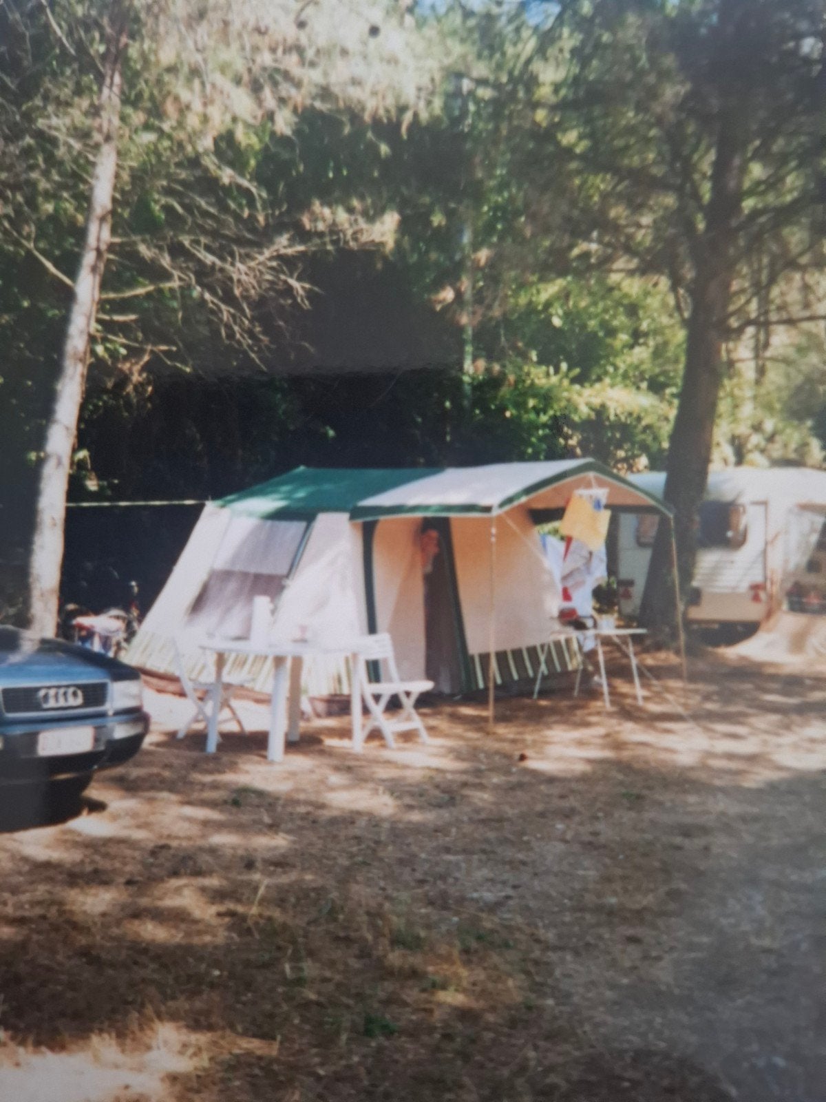 bungalowtent, Caravans en Kamperen, Ophalen, Gebruikt, Tot en met 4