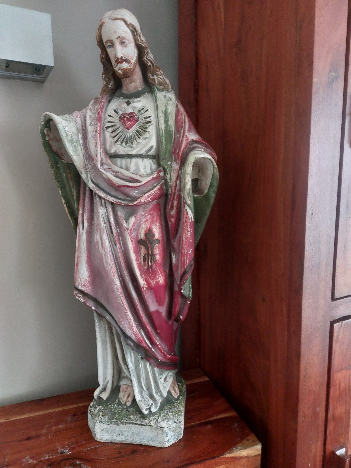 Vintage beeld van Jezus, Ophalen