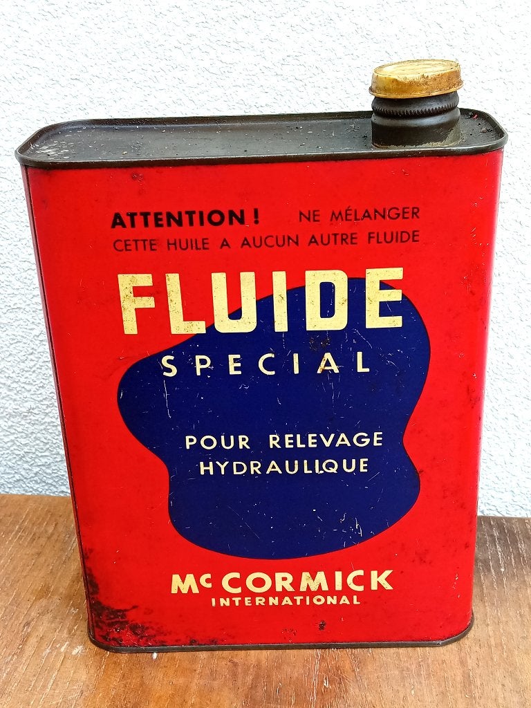 vintage olieblik Mc Cormick, Ophalen of Verzenden, Gebruikt