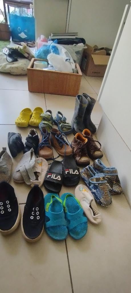 Lot chaussure garçon 20-23 taille, Enlèvement, Utilisé