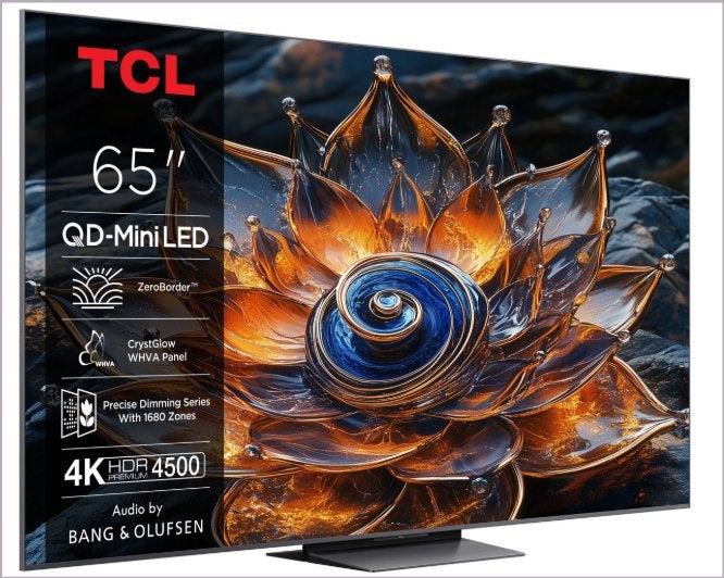 TCL 65inch 4K QD MiniLED Smart TV, Audio, Tv en Foto, Televisies, OLED, Zo goed als nieuw, 100 Hz, 4k (UHD)