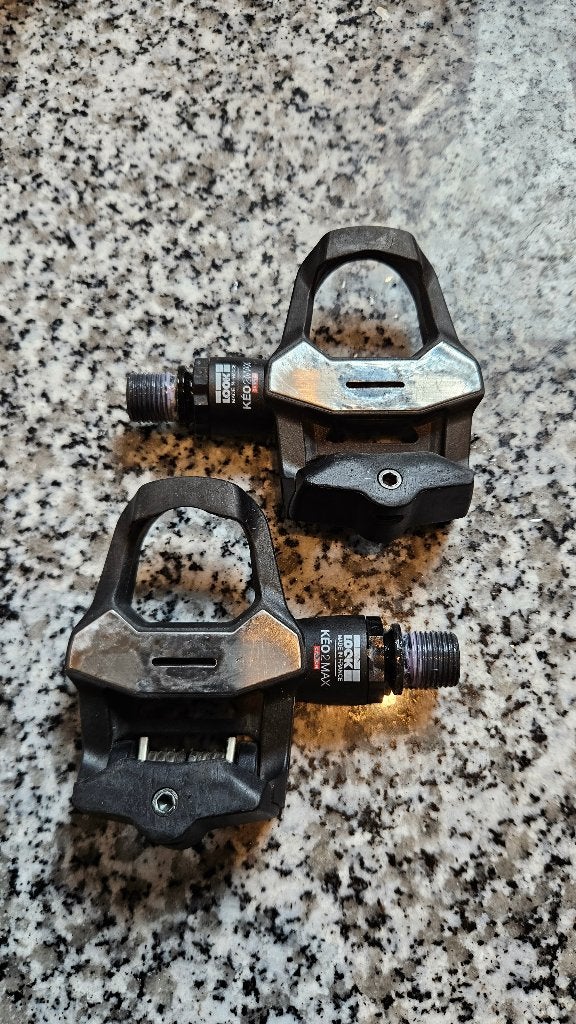 Carbon pedalen KEO2MAX, Gebruikt, Racefiets, Carbon, Ophalen