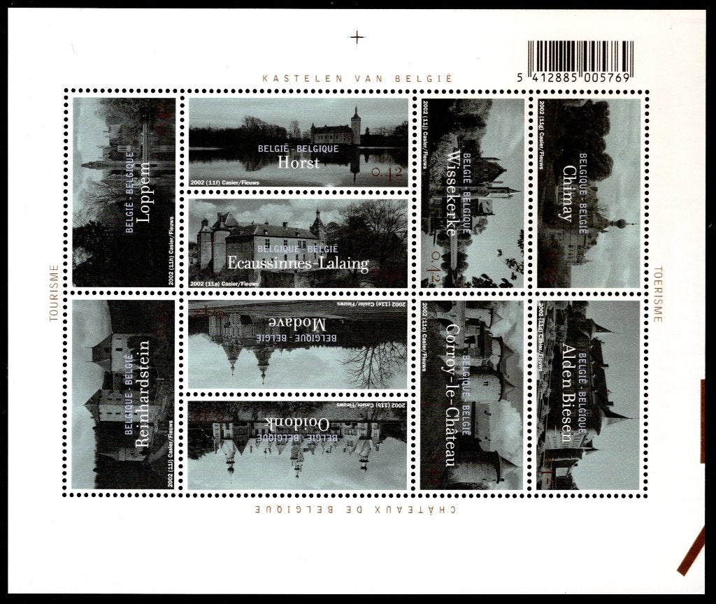 BL94 MNH** 2002 - Kastelen van België, Postzegels en Munten, Postzegels | Europa | België, Verzenden, Postfris, Postfris