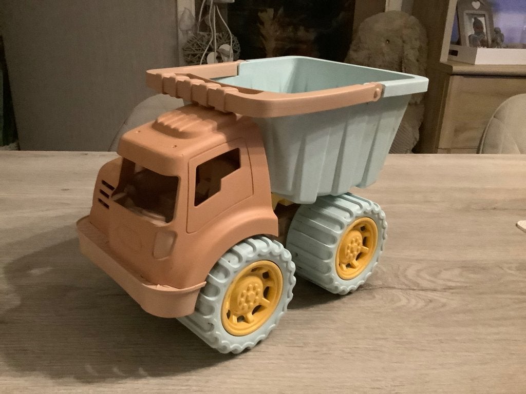 Montessori plastic speelgoed kiepwagen (20x27 cm), Kinderen en Baby's, Ophalen of Verzenden, Gebruikt