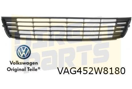 Volkswagen Caddy/Touran voorbumpergrille Midden (met chromel, Neuf, Volkswagen, -, -