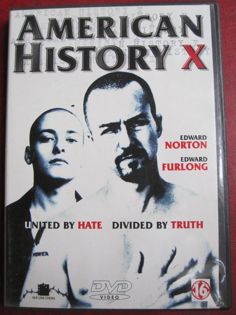 American History X (1998), Vanaf 16 jaar, Ophalen of Verzenden, Zo goed als nieuw, Drama