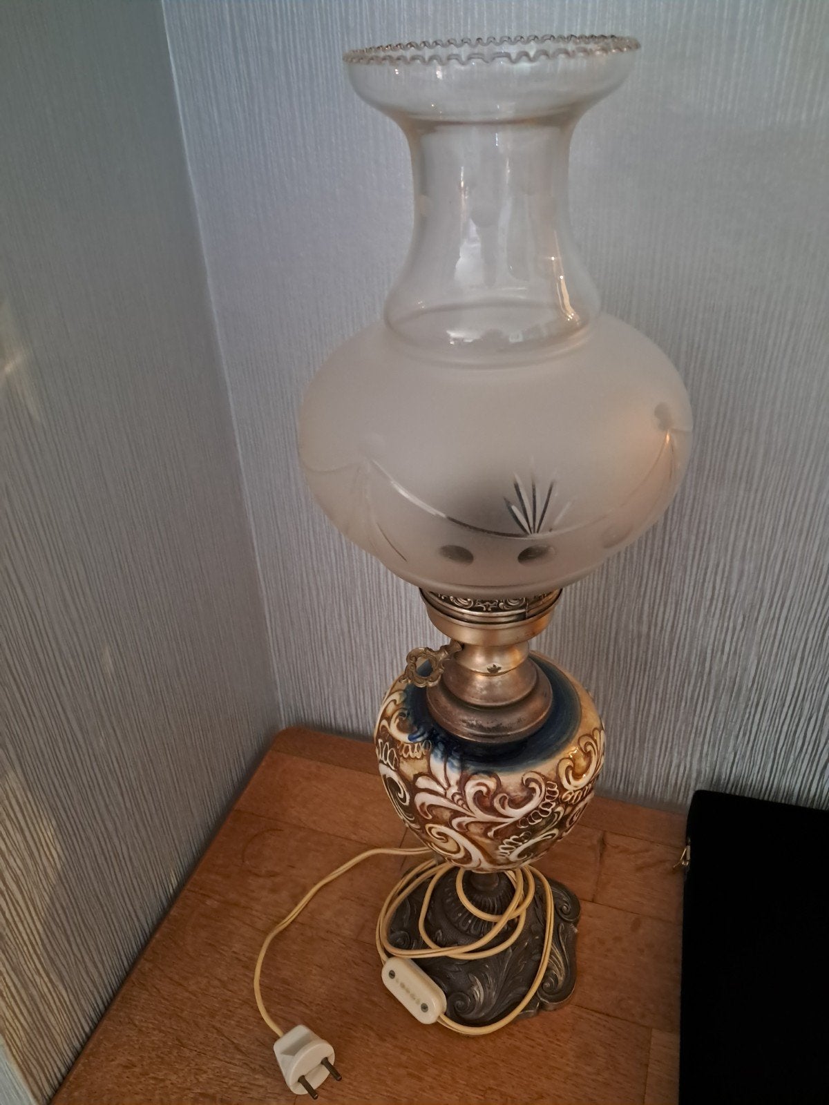 Lampe ancienne type quinquet, Ophalen