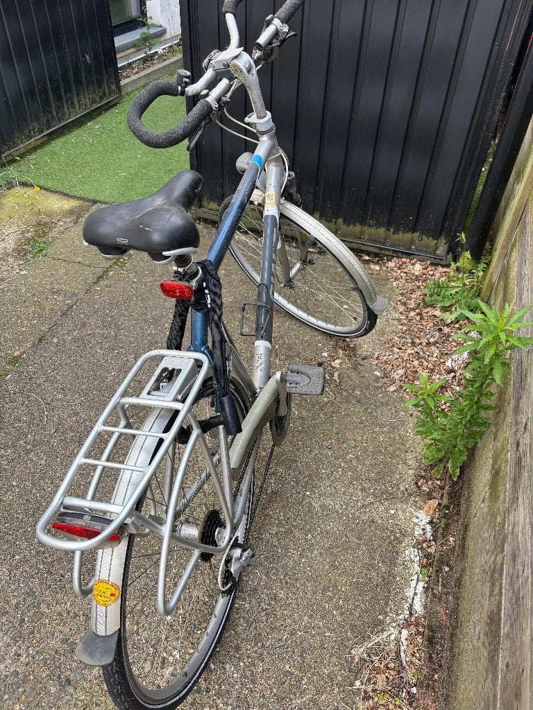 Heren fiets, Fietsen en Brommers, Ophalen, Gebruikt, Velgrem, Versnellingen
