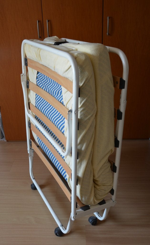 Vouwbedje, Ophalen, Gebruikt, Wit, 190 cm of minder