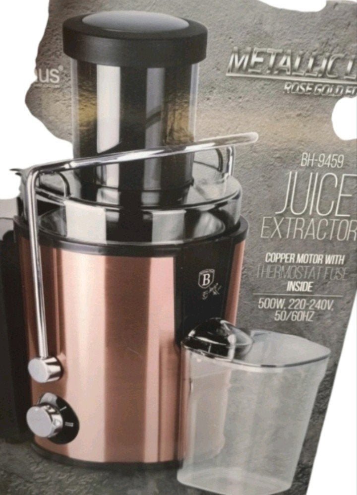 Extracteur de jus BerlingerHaus Rose Gold 500W - NEUF sous b, Enlèvement