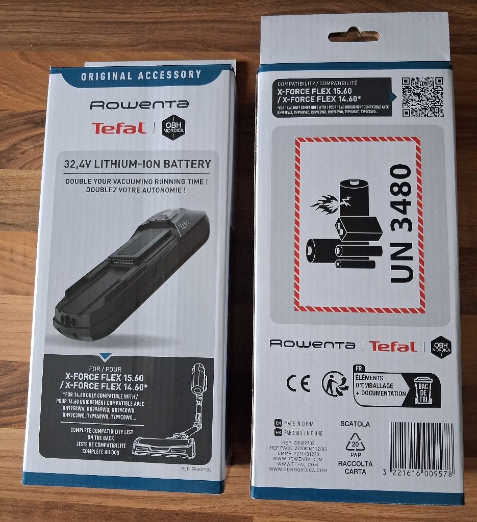 Batterie aspirateur Rowenta, Electroménager, Enlèvement, Neuf, Aspirateur balai, Rowenta