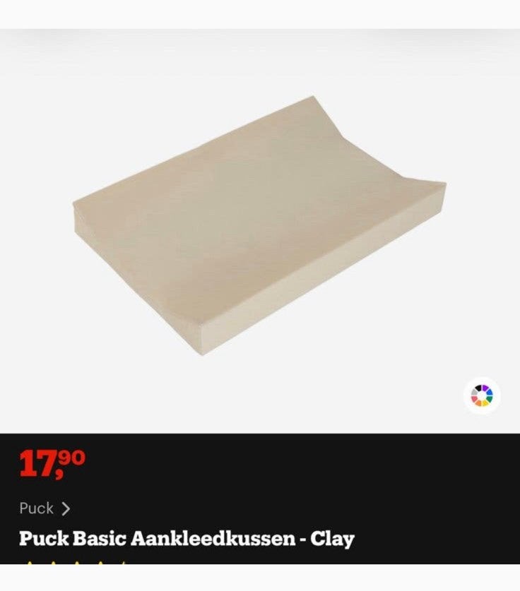 Verschoonkussen baby/ Diaper change pad, Kinderen en Baby's, Ophalen, Zo goed als nieuw, Aankleedkussen