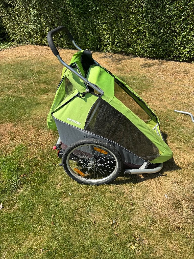 Fietskar croozer, Fietsen en Brommers, Ophalen, Opvouwbaar, Zo goed als nieuw, Kinderkar
