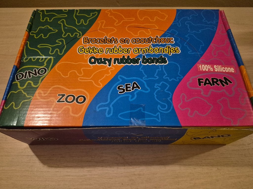 Nieuwe rubberen armbanddoos, Ophalen of Verzenden, Nieuw, Elastiek