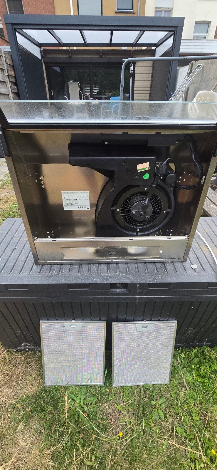Siemens afzuigkap 60cm, Ophalen