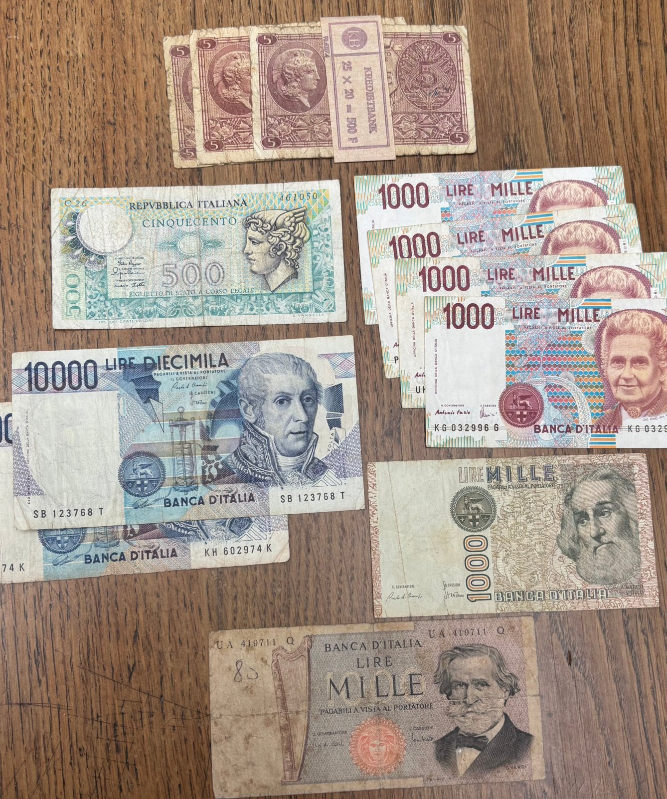 12 Biljets Italie, Enlèvement ou Envoi, Italie
