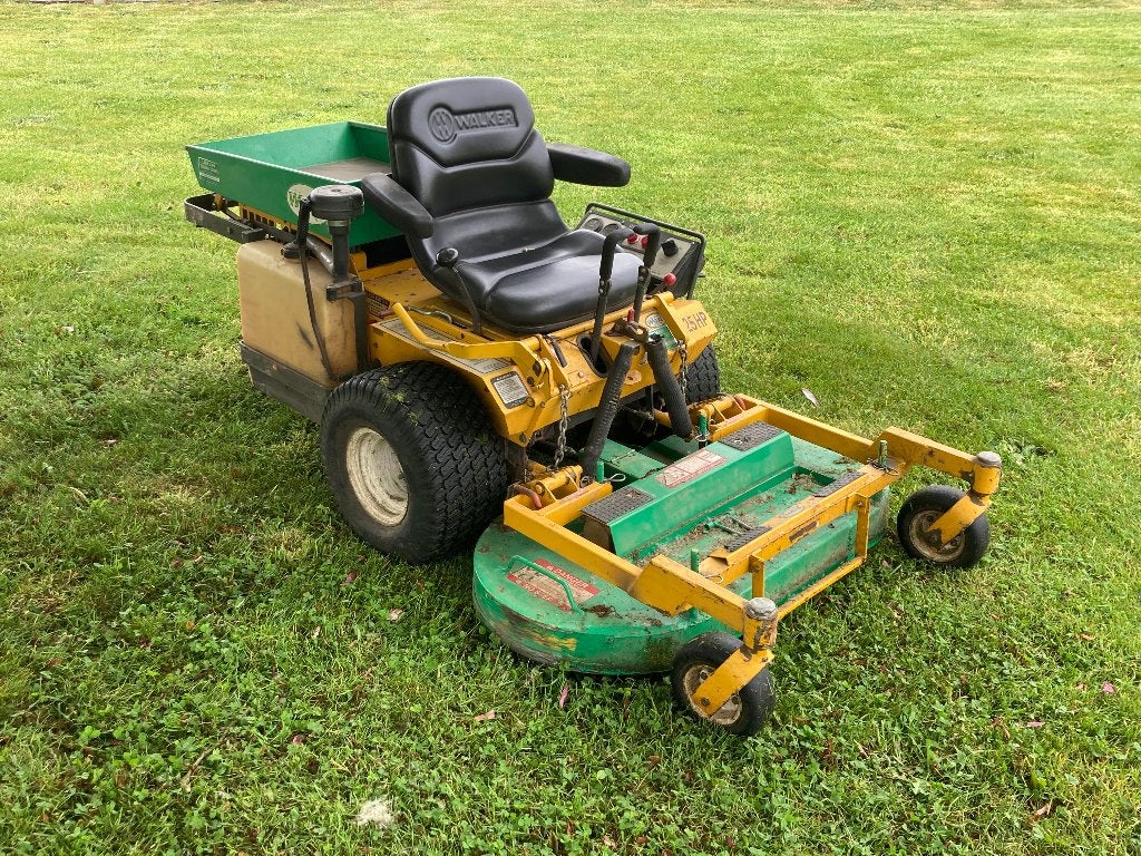 Walker zitmaaier te koop, Tuin en Terras, Zitmaaiers, Ophalen, Mulchfunctie, 90 tot 120 cm, Gebruikt