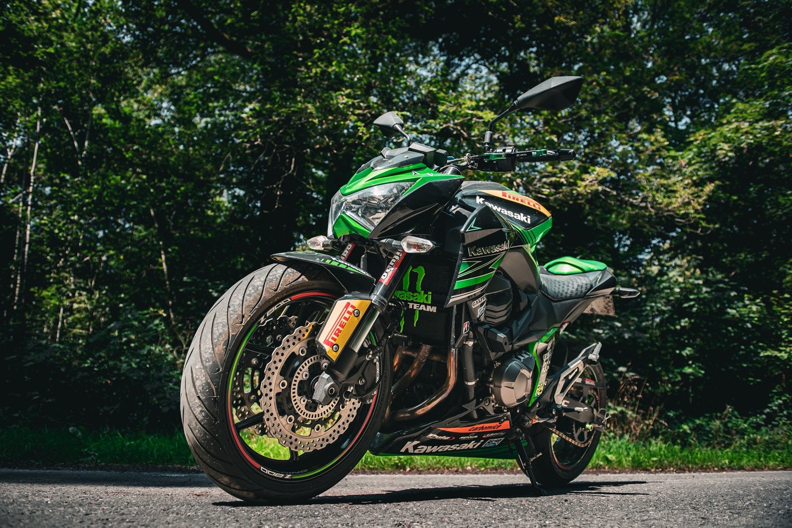 Kawazaki Z800, Enlèvement