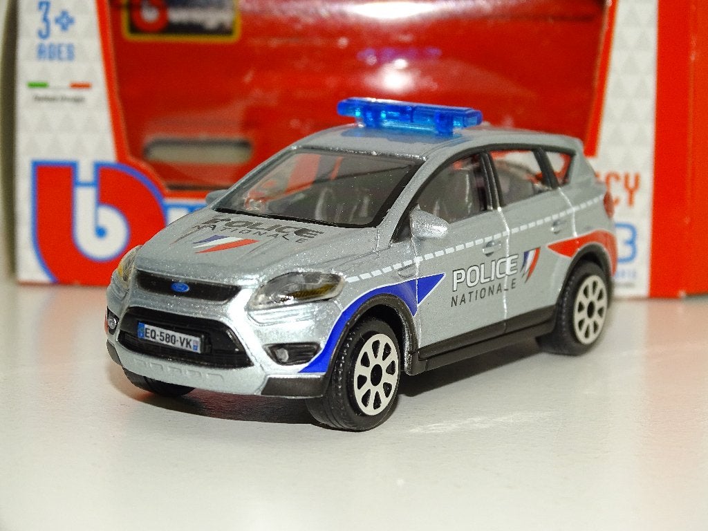 1/43 Bburago Ford Kuga police politie France, Enlèvement ou Envoi, Comme neuf, Voiture, Autres marques