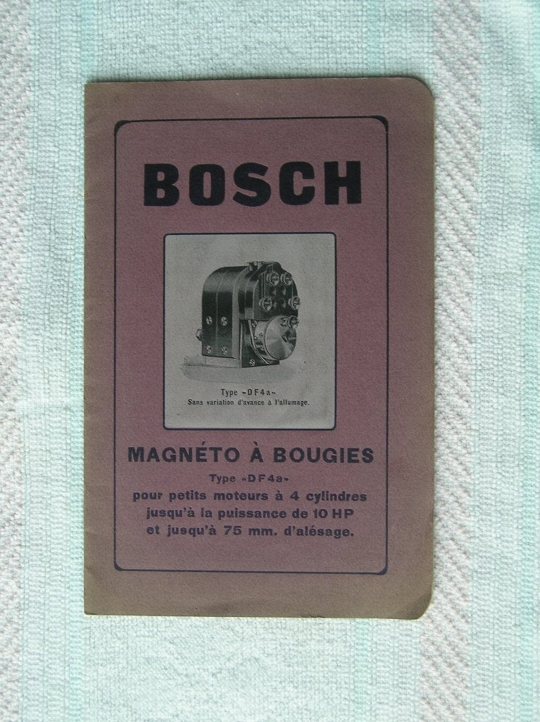 Manuel Bosch : magnéto pour moteurs à 4 cylindres, Motoren, Onderdelen | Oldtimers, Ophalen