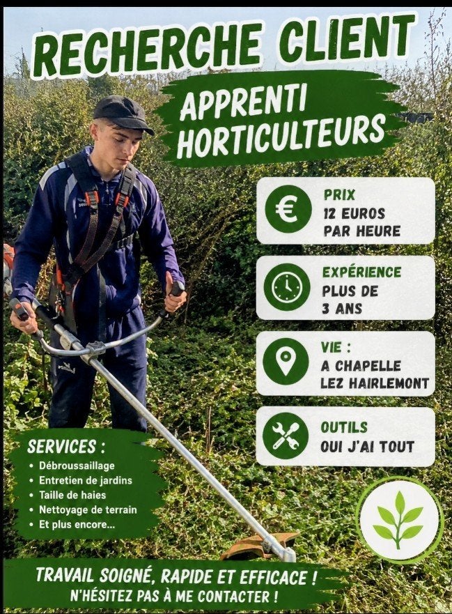 Jardin, Ophalen