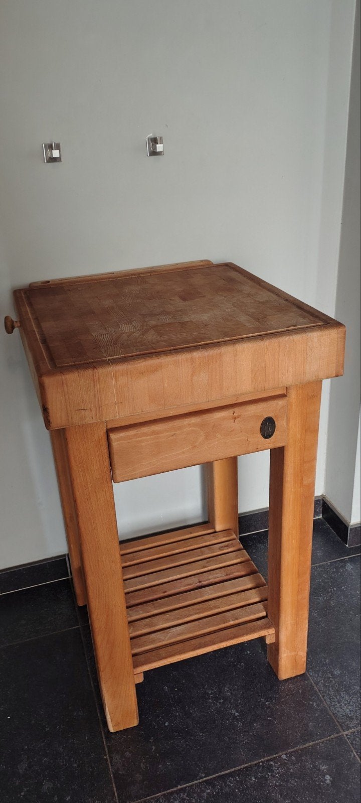 Servus kapblok keukenblok, Huis en Inrichting, Ophalen, Gebruikt, Bruin, 50 tot 100 cm