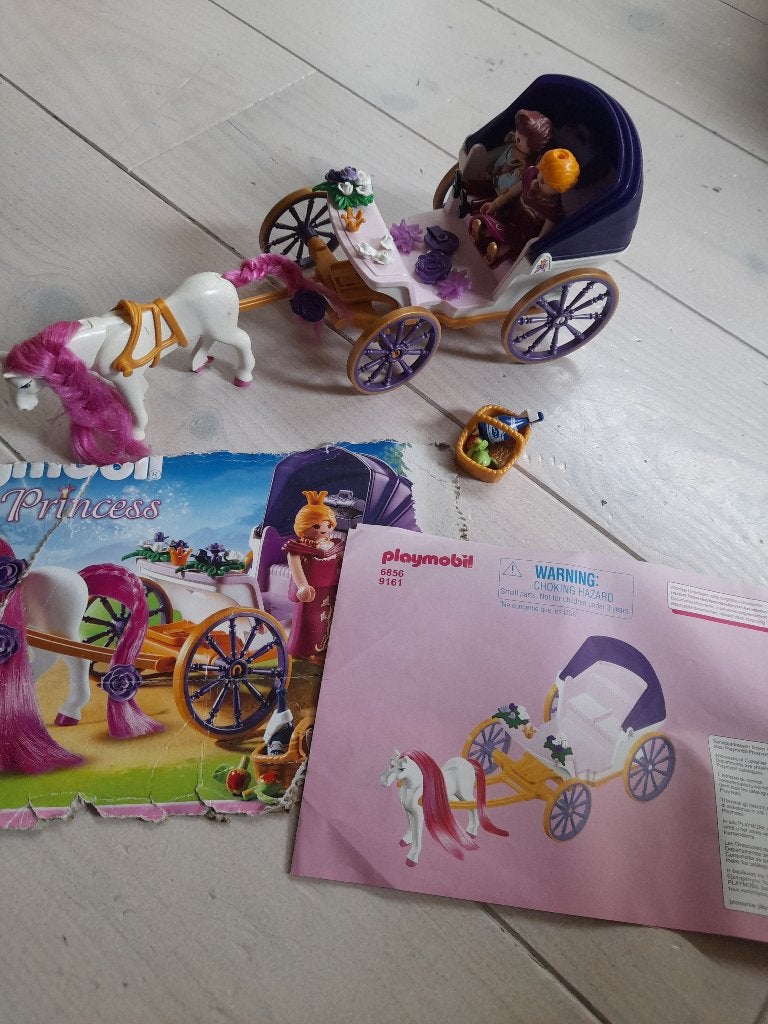 Playmobil – 6856 –Koninklijke koets met paard (Princess), Enlèvement ou Envoi, Comme neuf, Kit complet, Princess