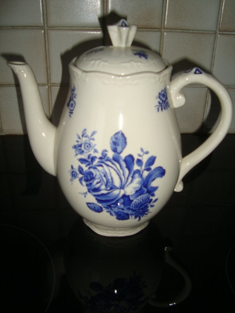 Koffiepot Boch, decor Rhodia., Antiek en Kunst, Ophalen