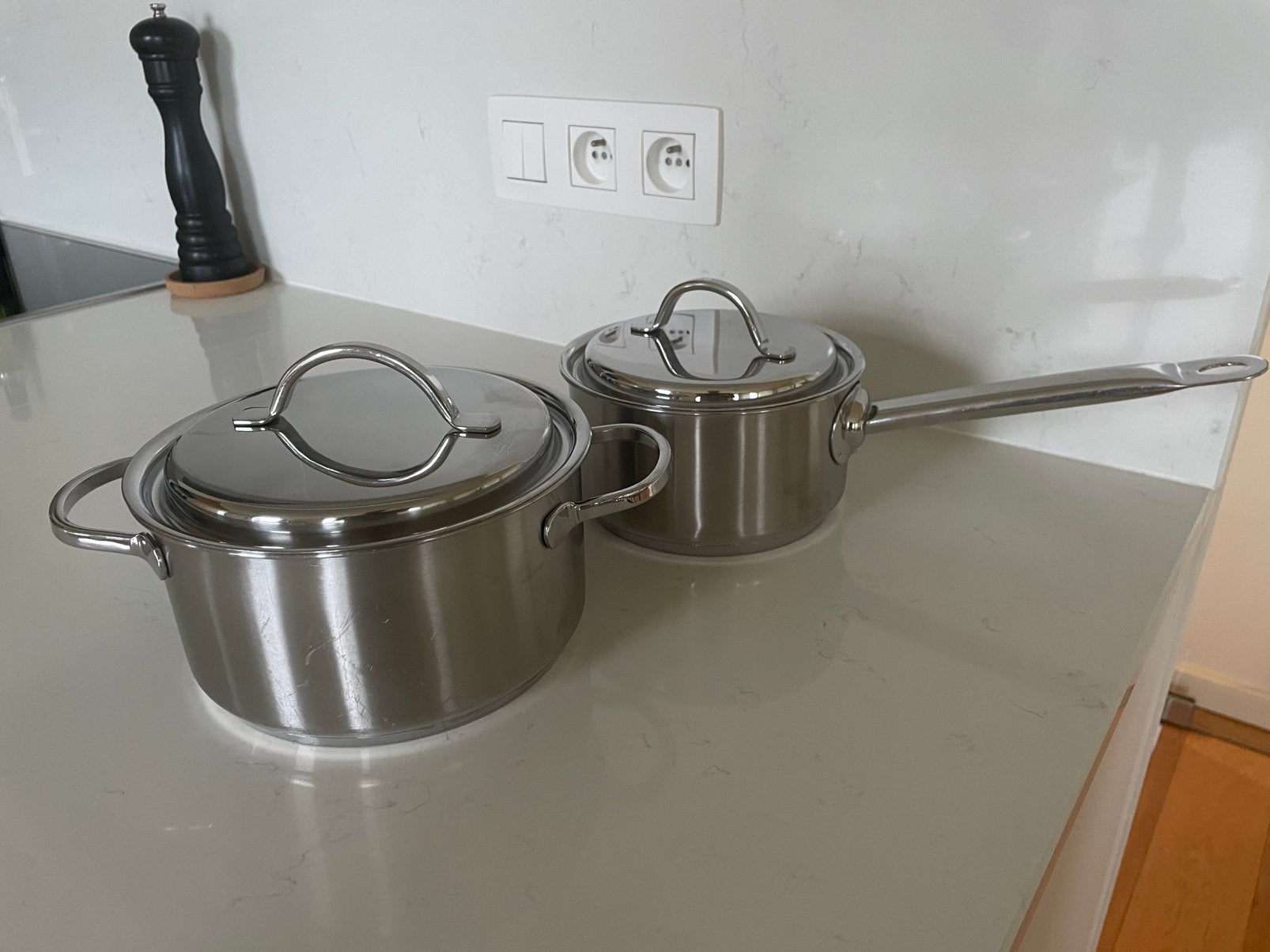 Demeyere Resto potten, Huis en Inrichting, Keuken | Potten en Pannen, Ophalen, Gebruikt