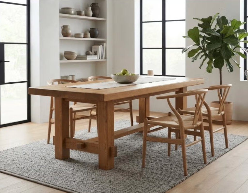 scandinavische eiken tafel, Enlèvement